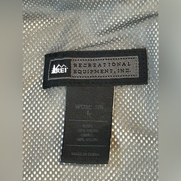 REI Womens E1 Element Hooded Outdoor Jacket Black Size Large P3-15 - Picture 11 of 11